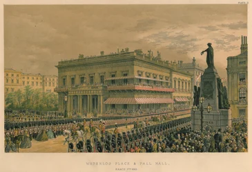 Waterloo Place és Pall Mall, 1863. március 7., 1863